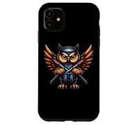 Ninja Owl Unleashing Warrior Spirit Case for iPhone 11