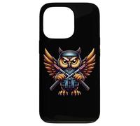 Ninja Owl Unleashing Warrior Spirit Case for iPhone 13 Pro