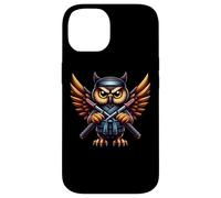 Ninja Owl Unleashing Warrior Spirit Case for iPhone 14