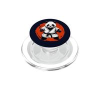 Ninja Panda Karate Jiu-Jitsu Judo Taekwondo Martial Arts PopSockets PopGrip for MagSafe