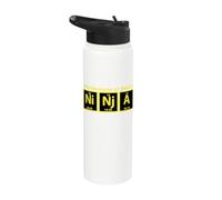 Ninja Periodic Table Stainless Steel Insulated Water Bottle