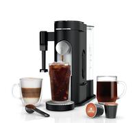Ninja Pod & Grounds Specialty Single Dose Coffee Maker, K-Cup Compatible Capsules, Infusion Mills, Compact Design, Integrated Milk Frother, 1.6L Tank, 680ml Cup, Size