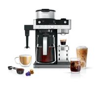 Ninja Prestige 2-in-1 Filter Coffee and Pod Capsule Machine with Built-in Milk Frother, Make Lattes, Iced Coffee and Flat Whites, Black CFN802UK