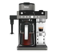 Ninja Prestige 2-in-1 Filter Coffee and Pod Capsule Machine with Built-in Milk Frother, Make Lattes, Iced Coffee and Flat Whites, Black CFN802UK