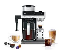 Ninja Prestige 2-in-1 Filter Coffee and Pod Capsule Machine with Built-in Milk Frother, Make Lattes, Iced Coffee and Flat Whites, Black CFN802UK