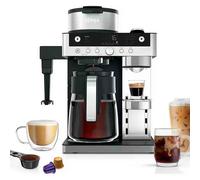 Ninja Prestige 2-in-1 Filter Coffee and Pod Capsule Machine with Built-in Milk Frother, Make Lattes, Iced Coffee and Flat Whites, Black CFN802UK