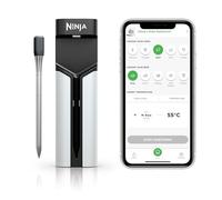 Ninja ProChef Wireless Meat Thermometer, App Connected, WP100UK | For indoor & outdoor cooking, grilling & air frying. 50m Bluetooth range & 30-hour battery life. Heat-resistant & waterproof.