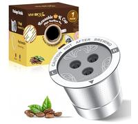 Ninja Reusable Coffee Pod: VIVI SKY Upgraded Stainless Steel Permanent Refillable Ninja K Cups - 3 Holes Coffee Filters For Ninja Coffee Maker CFP201 CFP300 CFP301 CFP305 CFP307 CFP400 (1 Pack)