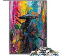 Ninja Samurai Oil Painting Puzzles for Adults Teens 1000pc Puzzle, for Age 14+ Fun Games Fun Activities at Home, Birthday Gifts, Travel Gifts (50x75cm)