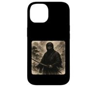 Ninja Samurai Warrior Katana Kimono Zen Sumi-E Vintage Case for iPhone 14