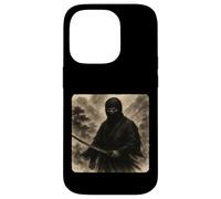 Ninja Samurai Warrior Katana Kimono Zen Sumi-E Vintage Case for iPhone 14 Pro