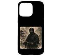 Ninja Samurai Warrior Katana Kimono Zen Sumi-E Vintage Case for iPhone 15 Pro Max