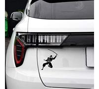Ninja Samurai Warrior Sword Fun Window Bumper Vinyl Decal Sticker 12.7CM x 16CM