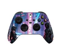 Ninja Shuriken Vinyl Skin for Xbox Series X & S Controller, Decal Wrap | Stealth Purple Tokyo Night Design, Suitable for Xbox Series X & S, Dark Warrior Gamer Look, Gamepad Cover Protector