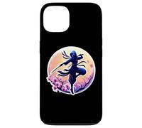 Ninja Silhouette Moonlight Cherry Blossoms Japanese Samurai Case for iPhone 13
