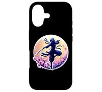 Ninja Silhouette Moonlight Cherry Blossoms Japanese Samurai Case for iPhone 17