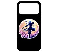 Ninja Silhouette Moonlight Cherry Blossoms Japanese Samurai Case for iPhone 17 Pro Max