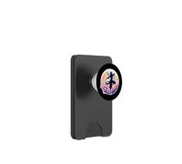 Ninja Silhouette Moonlight Cherry Blossoms Japanese Samurai PopSockets PopWallet for MagSafe