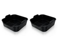 NINJA Silicone Air Fryer Trays - Pack of 2, Black