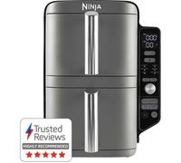 Ninja SL400UK Double Stack XL 2-Drawer 9.5L Air Fryer, Grey
