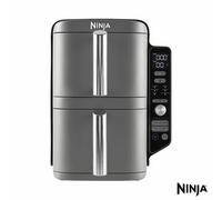 Ninja SL400UK Double Stack XL 9.5L Air Fryer in Silver