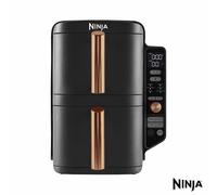 Ninja SL400UKCP Double Stack XL 9.5L Air Fryer in Black/Copper