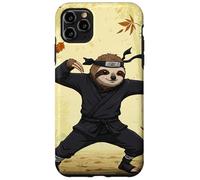 Ninja Sloth Practicing Martial Arts in a Bamboo Forest Case for iPhone 11 Pro Max