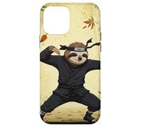 Ninja Sloth Practicing Martial Arts in a Bamboo Forest Case for iPhone 12 mini