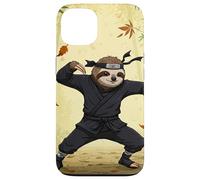 Ninja Sloth Practicing Martial Arts in a Bamboo Forest Case for iPhone 13