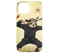 Ninja Sloth Practicing Martial Arts in a Bamboo Forest Case for iPhone 15