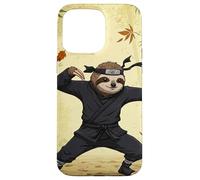 Ninja Sloth Practicing Martial Arts in a Bamboo Forest Case for iPhone 15 Pro Max