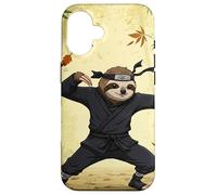 Ninja Sloth Practicing Martial Arts in a Bamboo Forest Case for iPhone 16