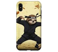 Ninja Sloth Practicing Martial Arts in a Bamboo Forest Case for iPhone XS Max