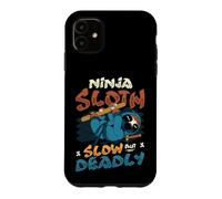 Ninja Sloth Slow But Deadly Sloth Lover Case for iPhone 11