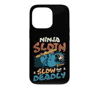 Ninja Sloth Slow But Deadly Sloth Lover Case for iPhone 13 Pro
