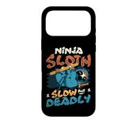 Ninja Sloth Slow But Deadly Sloth Lover Case for iPhone 17 Pro Max