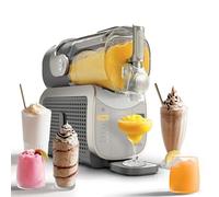 Ninja SLUSHi XL Smart Frozen Drink Maker & Slushi Machine | with SlushAssist Technology |128 oz. Capacity | Sodas, Margaritas, Frappes, Milkshakes & More | Crema | FS601BR