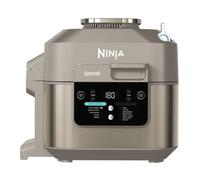 Ninja Speedi 12-in-1 Multi-Cooker, Air Fryer and Slow Cooker, 5.7L Cooking Pot, Meals for 4 in Minutes, Air Fry, Steam, Grill, Bake, Roast, Sear, Slow Cook and More, Stone Gold ON500UKSTGD