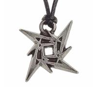 Ninja Star Necklace & Pendant metallica Silver One Size
