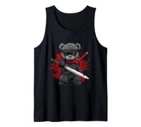 Ninja Teddy Bear Tank Top