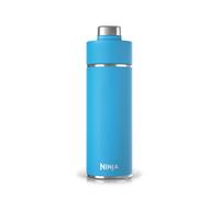 Ninja Thirsti Water Bottle and Flask 530 ML with Leak-Proof Lid, Designed for Carbonated, Hot & Cold Drinks. Ideal for Travel & Sports, Triple Insulated, Stainless Steel, Tropical Blue, DW1801EUUKSB
