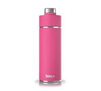 Ninja Thirsti Water Bottle and Flask 700 ML with Leak-Proof Lid, Designed for Carbonated, Hot & Cold Drinks, Ideal for Travel & Sports, Triple Insulated, Stainless Steel, Hot Pink, DW2401EUUKBP