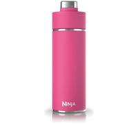 Ninja Thirsti Water Bottle and Flask 530 ML with Leak-Proof Lid, Designed for Carbonated, Hot & Cold Drinks, Ideal for Travel & Sports, Triple Insulated, Stainless Steel, Hot Pink, DW1801EUUKBP