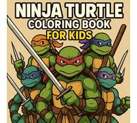 Ninja Turtle coloring book for kids: A fun and creative adventure for kids to color and explore