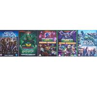 NINJA TURTLES 1-5 COLLECTION / 1. TEENAGE MUTANT NINJA TURTLES / 2. TURTLES FOREVER / 3. KRAANG INVASION / 4. ENTER SHREDDER / 5. OUT OF THE SHADOWS = ULTIMATE 5x DVD SET