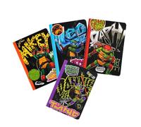Ninja Turtles ThumbsUP TMNT Notebook 4 x A6 Notebook 40 Lined Pages Assorted Designs Official Merch