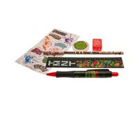 Ninja Turtles TMNT 6 Piece Stationery Set with Ballpoint Pen, Pencil, Ruler & Co., Official Merch, Ideal for Back to School