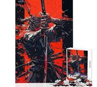 Ninja War Paint Puzzles for Adults 1000 Pieces Improve Retention of Details And Facts Quiet Calm Relaxing Playtime (50x75cm)