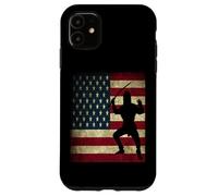 Ninja Warrior American US Flag Case for iPhone 11