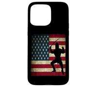 Ninja Warrior American US Flag Case for iPhone 15 Pro Max